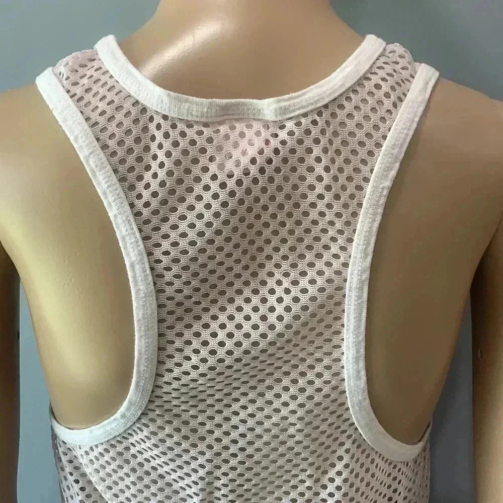 Vintage fishnet 80’s Sea World beach tank top - Picture 9 of 11